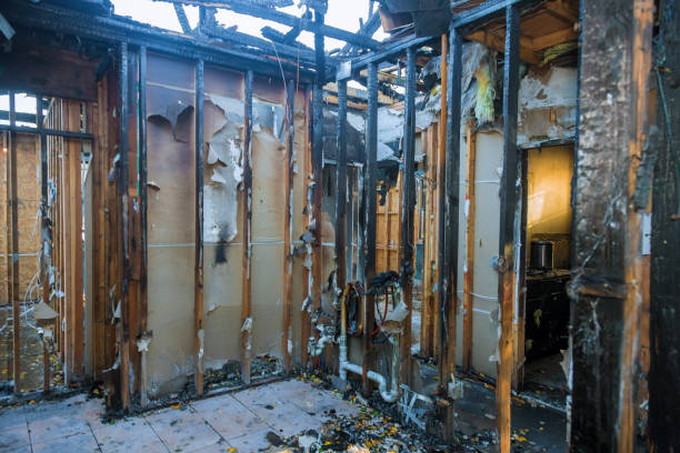 Professional Emergency Fire Cleanup technician working in Kensington, MD